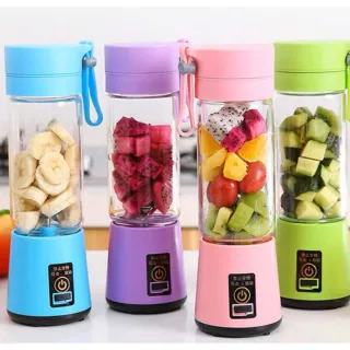 Liquidificador Portátil Recarregável 380ml - Shake Juice Cup - Verde