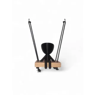 Decoração de parede Vaso bob no balanço - Branco