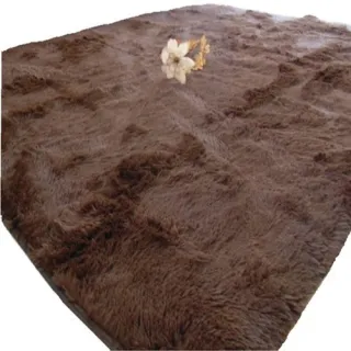 Promoção Mega Tapete Peludo Felpudo Shaggy 2,00x1,30 - Vermelho