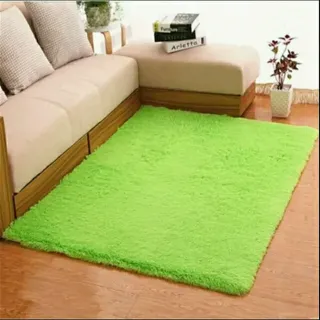 Promoção Mega Tapete Peludo Felpudo Shaggy 2,00x1,30 - Vermelho