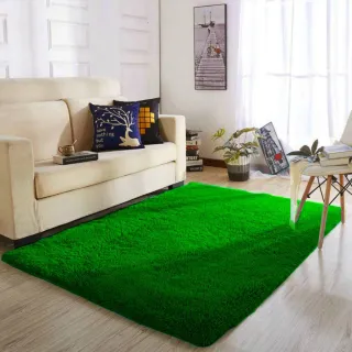 Promoção Mega Tapete Peludo Felpudo Shaggy 2,00x1,30 - Vermelho