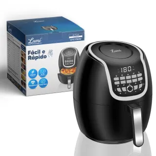 Fritadeira Elétrica Touch Digital Lumi, 6.5L, 1700W, Sem Óleo, Fácil e Rápido - Versões 110v e 220v - Touch Digital 220V