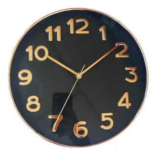 Relógio de Vidro Luxo Silencioso 30cm - Com Pilha