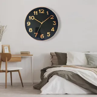 Relógio de Vidro Luxo Silencioso 30cm - Com Pilha - 566-P