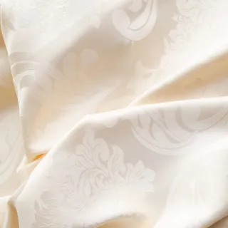 Toalha de Mesa Grosso Quadrada Luxo Original Jacquard para 4 Lugares - Bege Claro