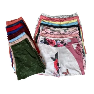 Shorts Estampas Sortidas Kit Com 3