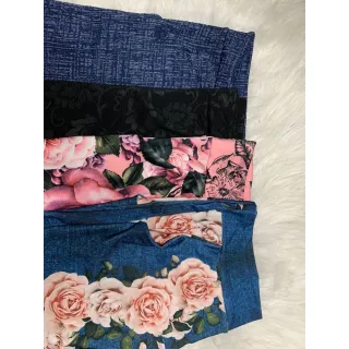 Shorts Estampas Sortidas Kit Com 3 - sortidas