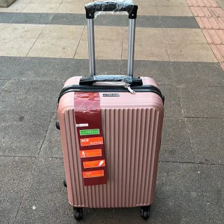 Mala de Bordo para Viagem com Rodinhas 360 Graus, Material em ABS Resistente e Cadeados Embutidos - N verde 17