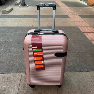 Mala de Bordo para Viagem com Rodinhas 360 Graus, Material em ABS Resistente e Cadeados Embutidos - N verde 17