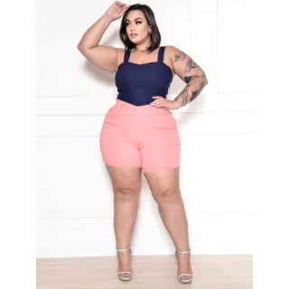Verão Alfaitaria Plus Size: Cinto Fivela Forrada que Modela o Corpo - Pink