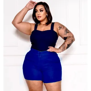 Verão Alfaitaria Plus Size: Cinto Fivela Forrada que Modela o Corpo - Pink