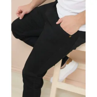 Calça Jeans Masculina Slim Elastano - Roupas Masculinas Originais de Alta Qualidade - Preto