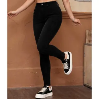 Compre agora a Calça Jeans Preta Skinny de Cintura Alta na Raryel, a loja online de roupas com preços incríveis! - Preta trad, 34