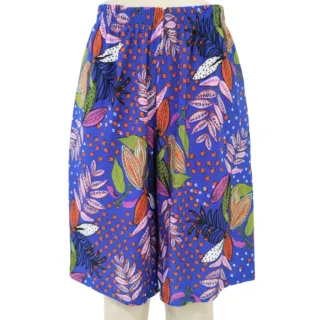 Verão Estampado Bolso Senhora Short Feminina Kit 05 Bermudas - sortidas