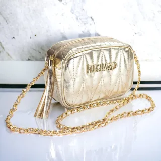 Promoção Verão: Bolsa Transversal Flechazo Metalizada Feminina