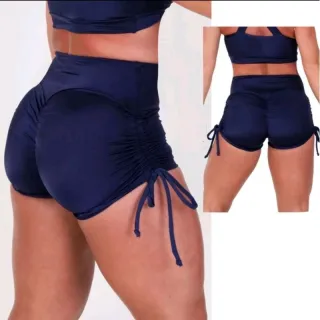 Roupa feminina para academia que empina o bumbum - Raryel - Cinza