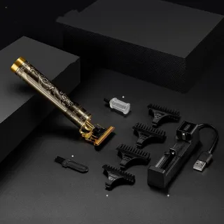 Aparador Profissional Sem Fio - Máquina de Barbear Portátil - Único