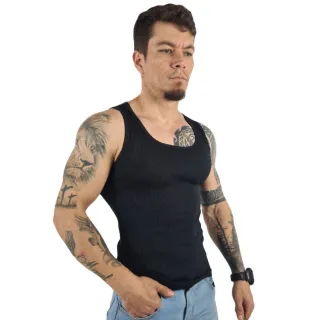 Hip hop GTA Regata Masculina Americano Modelo - Azul Marinho