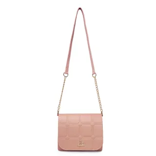 Bolsa Transversal Média Feminina Lorena - Envio Imediato - Marfim