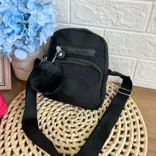 Promoção bolsa feminina transversal impermeável nylon passeio - rosa Y4382