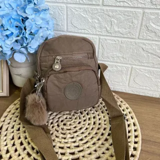 Promoção bolsa feminina transversal impermeável nylon passeio - rosa Y4382