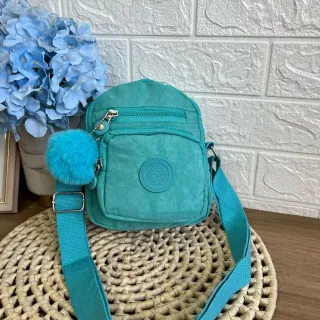 Promoção bolsa feminina transversal impermeável nylon passeio - rosa Y4382