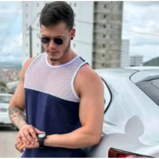 Camiseta Masculina Longline Oversized Laíse - Vermelho