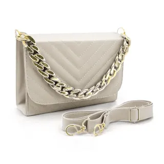 Lançamento: Bolsa Feminina Bordada de Mão com Alça Transversal Removível - Preto