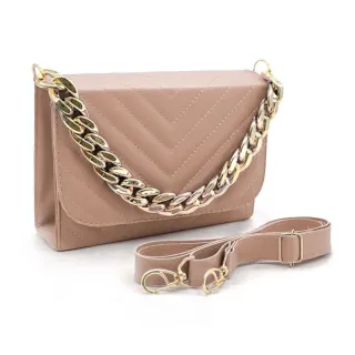 Lançamento: Bolsa Feminina Bordada de Mão com Alça Transversal Removível - Preto