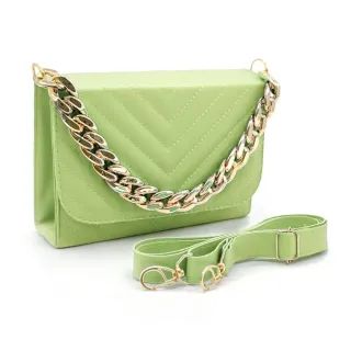 Lançamento: Bolsa Feminina Bordada de Mão com Alça Transversal Removível - Preto