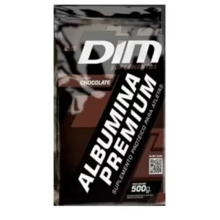 500g Albumina Pura Dim - A melhor do Brasil - Baunilha