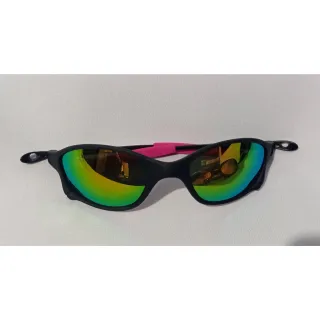 Estilosa Juju Lupa Feminino Masculino Óculos Mcs - Chumbo  Azul