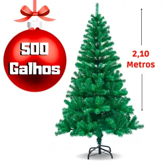 Decoração Natalina: Arvore Pinheiro Verde 1,20 a 2,10 Metros - Preços Baixos! - 350 Galhos / 1,80 Metros