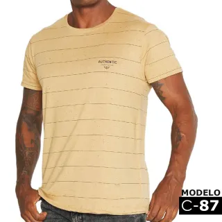 Alto Padrão Camisetas Masculinas Fit Premium Blusa Algodão - Preta