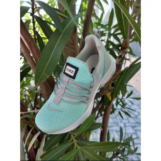 SUPER PROMOCAO! Tenis Feminino Confortável para laser e academia - Verde Agua/Cinza