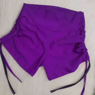 Roupa de Academia Shorts Cordinha Lateral - Preto