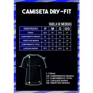 Treino Masculina Camiseta Academia Dry Fit - Marinho