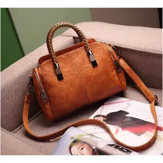 Bolsa Grande Transversal Feminina Boston - Ajustável e com Bolso Anti Roubo