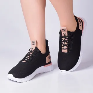 Promoção Tênis Esportivo Leve e Confortável Masculino Feminino - PRETO/PRETO