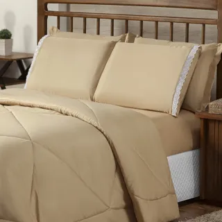 Edredom Dupla Face para Cama de Queen - Frio Inverno - Branco