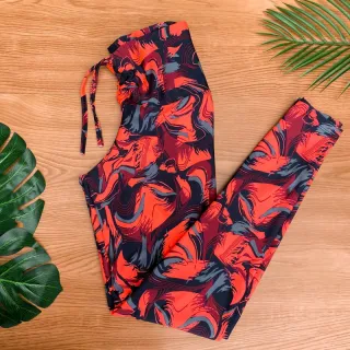 Cintura Alta Legging Fitness Estampada Suplex Academia - estampa 3