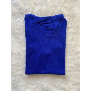 Moda Verão: Blusinha de Tricô Manga Curta Princesa - Raryel - Laranja neon