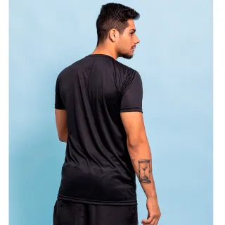 Promoção Camiseta Masculina Dry Fit para Treino na Academia - Moda Fitness - Cinza Escuro