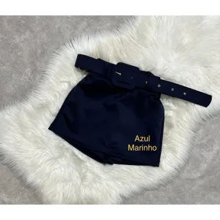 Saia Neopreme Grosso com Alta Elasticidade - Liso e Estampado - Azul