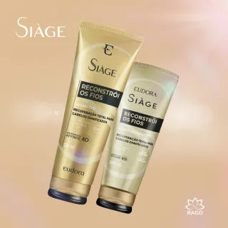 Eudora Kit Reconstrói Fios - Shampoo, Máscara e Condicionador - Único