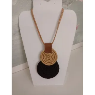 Escolha vários modelos de maxi colar feminino - Preto amêndoa