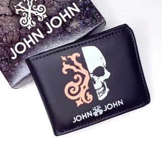 Várias marcas de carteira masculina slin com estampa sortida - Metal CK