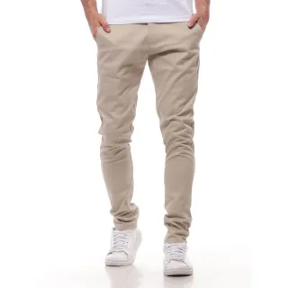 Calça Premium Masculina Skinny Sarja Sport Fino com Bolso Embutido e Lycra - Branco