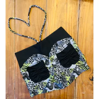 Bolsos Fitness Feminino Empina Bumbum Curto - Salmão