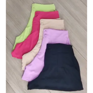 Bermuda Social Plus Size Alfaiataria Ziper Basica - Tamanho 44 ao 58 - Preta
